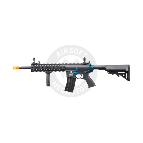 Lancer Tactical Gen 2 M4 Evo Airsoft AEG Rifle (Black & Blue)(No Battery and Charger)