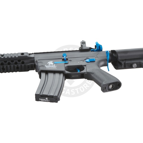Lancer Tactical Gen 2 M4 Evo Airsoft AEG Rifle (Black & Blue)(No Battery and Charger)
