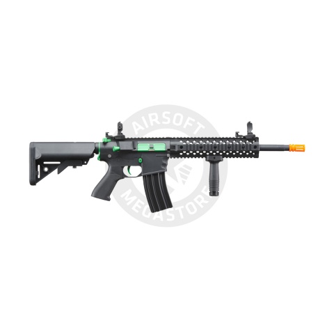 Lancer Tactical Gen 2 M4 Evo Airsoft AEG Rifle (Black & Green)(No Battery and Charger)