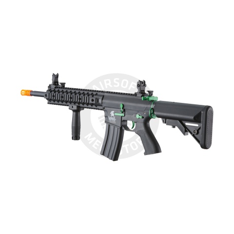 Lancer Tactical Gen 2 M4 Evo Airsoft AEG Rifle (Black & Green)(No Battery and Charger)