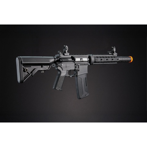 Lancer Tactical Gen 3 M4 Carbine SD AEG Airsoft Rifle with Mock Suppressor (Color: Black)