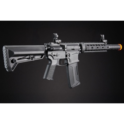 Lancer Tactical Gen 3 M4 Carbine SD AEG w/ Ambidextrous NSR Receiver, NSR Stock & Mock Suppressor - (Black)