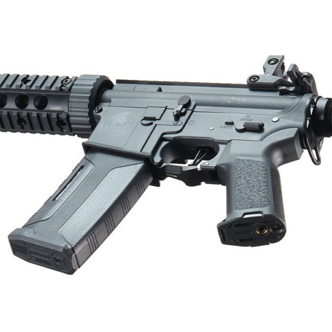 Lancer Tactical Gen 3 Nylon Polymer M4 SD AEG Airsoft Rifle with Mock Suppressor (Color: Black)