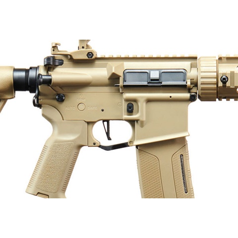 Lancer Tactical Gen 3 Nylon Polymer M4 SD AEG Airsoft Rifle with Mock Suppressor (Color: Tan)