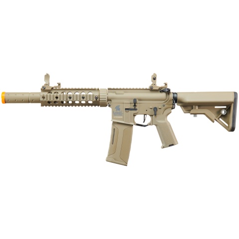 Lancer Tactical Gen 3 M4 Carbine SD AEG Airsoft Rifle with Mock Suppressor (Color: Tan)
