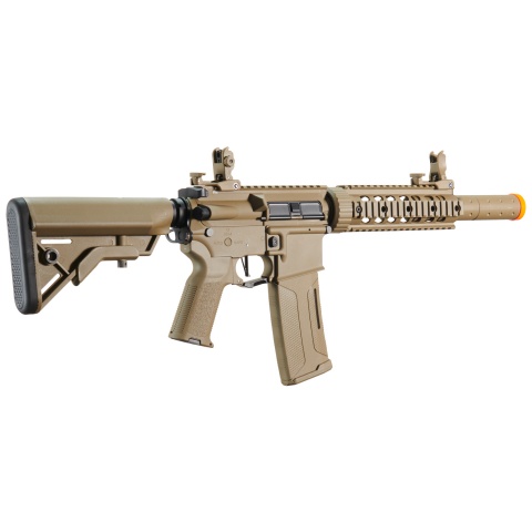 Lancer Tactical Gen 3 M4 Carbine SD AEG Airsoft Rifle with Mock Suppressor (Color: Tan)