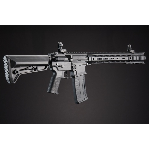 Lancer Tactical Gen 3 M4 SPR Interceptor AEG w/ Ambidextrous NSR Receiver & NSR Stock - (Black)