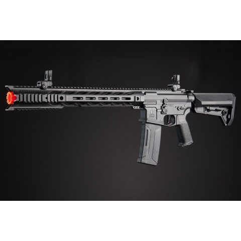 Lancer Tactical Gen 3 M4 SPR Interceptor AEG w/ Ambidextrous NSR Receiver & NSR Stock - (Black)
