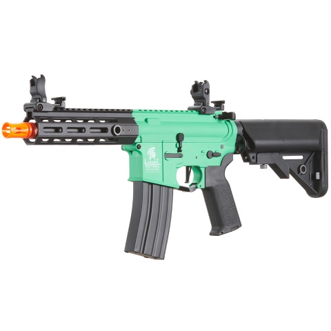 Lancer Tactical Gen 2 CQB M4 AEG Rifle Core Series (Color: Green & Black)(No Battery and Charger)