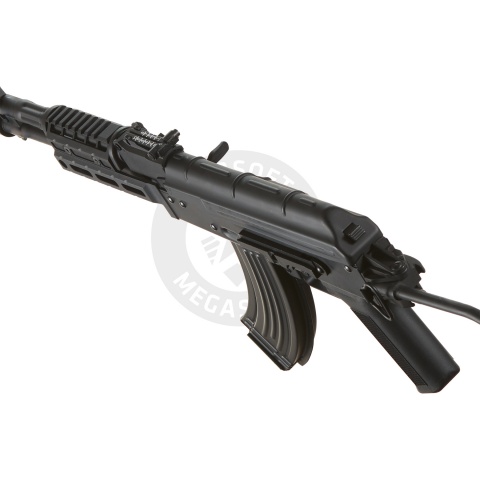 Lancer Tactical AK-Series AK-74M AEG Airsoft Rifle  Non ETU w/ M-LOK Handguard & SG-11B Mag - (Black)