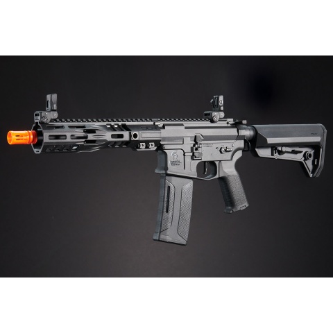 SLR SD - Lancer Tactical Gen 2 AEG Airsoft Rifle w/ Licensed SLR Handguard & Mock Suppressor - (Black)