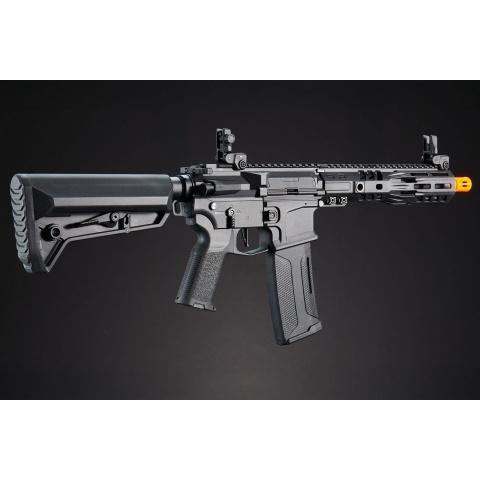 SLR SD - Lancer Tactical Gen 3 AEG Airsoft Rifle w/ Licensed SLR Handguard & Mock Suppressor - (Black)