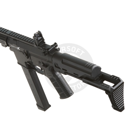 Lancer Tactical Battle X Airsoft AEG Machine Pistol - (Black)