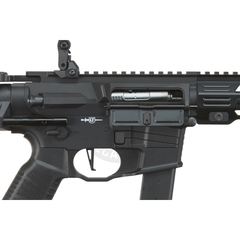 Lancer Tactical Battle X Airsoft AEG Machine Pistol - (Black)