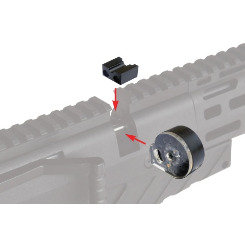 Lancer Tactical Nova G950 5.5mm PCP Air Rifle with Side Lever - (Black)