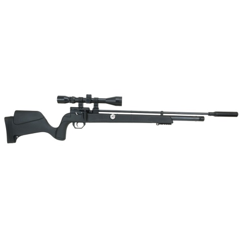 Lancer Tactical Nova Razer D-01 .22 Caliber Synthetic Stock PCP Air Rifle - (Black)