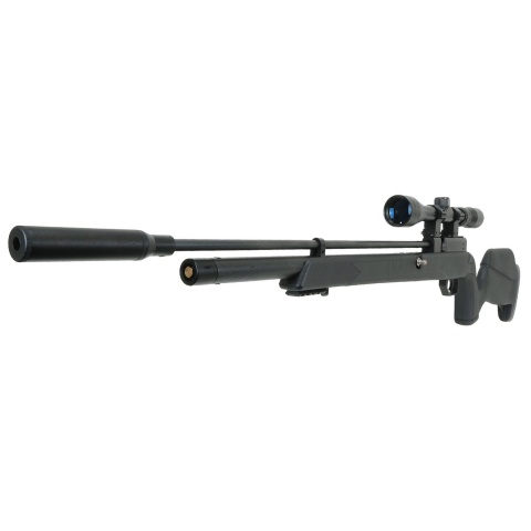 Lancer Tactical Nova Razer D-01 .22 Caliber Synthetic Stock PCP Air Rifle - (Black)