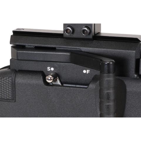 Lancer Tactical Nova Razer D-01 .22 Caliber Synthetic Stock PCP Air Rifle - (Black)