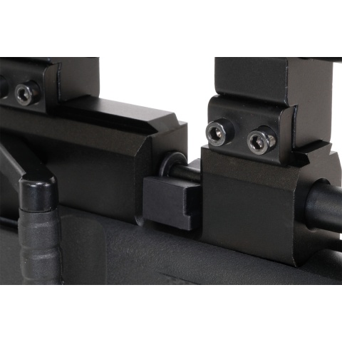 Lancer Tactical Nova Razer D-01 .22 Caliber Synthetic Stock PCP Air Rifle - (Black)