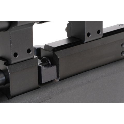 Lancer Tactical Nova Razer D-01 .22 Caliber Synthetic Stock PCP Air Rifle - (Black)