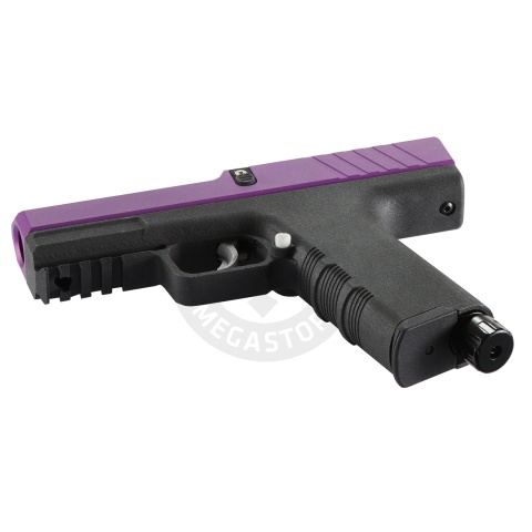 Lancer Defense LTL Higos .68 Cal Training Pistol, Paintball Gun Marker - (Purple)