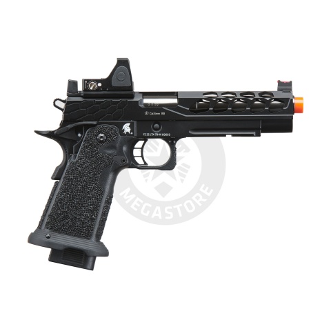 Lancer Tactical Stryk Hi-Capa 5.1 Gas Blowback Airsoft Pistol w/ Reflex Red Dot Sight - (Black)