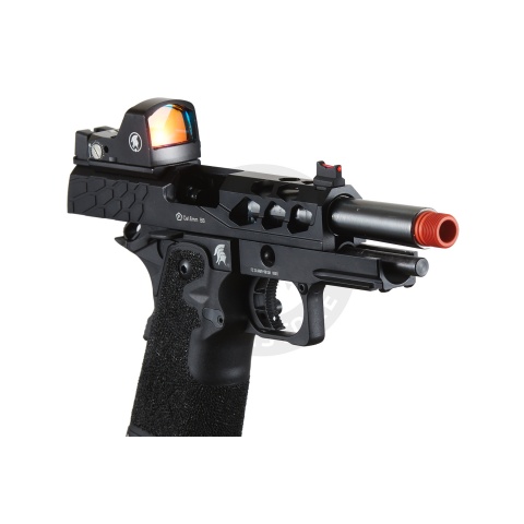 Lancer Tactical Stryk Hi-Capa 4.3 Gas Blowback Airsoft Pistol w/ Micro Red Dot Sight (Black)