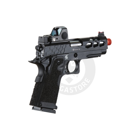 Lancer Tactical Stryk Hi-Capa 4.3 Gas Blowback Airsoft Pistol w/ Red Dot Sight (Black)