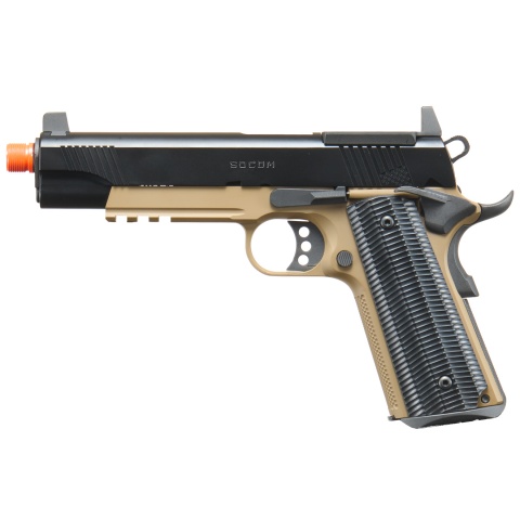 Ed Brown SOCOM 1911 Gas Blowback Airsoft Pistol ( Black / Tan )