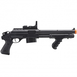 UK Arms Spring M0681A Spring Powered Pump Action Shotgun w/ Red Dot Sight and Flashlight (Color: Black)