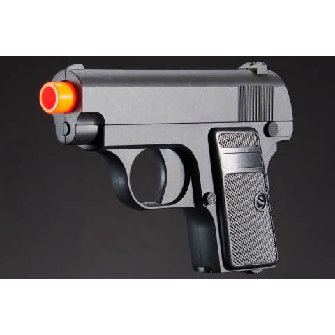 Lancer Tactical M222 Spring Powered Airsoft Pistol (Color: Black)