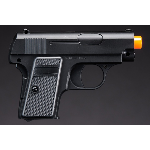 Omega Dual Spring Powered Airsoft Pistols (Color: Black & Silver)