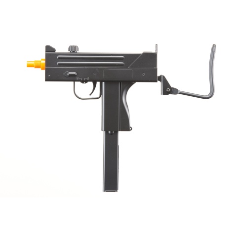 Double Eagle Airsoft M42F Spring Uzi Pistol w/ Foldable Stock - BLACK