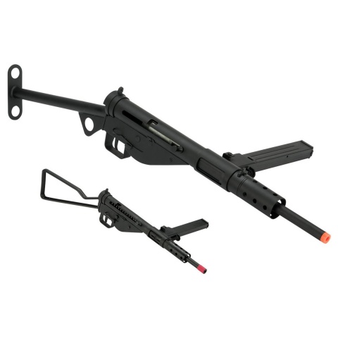WELL STEN MKII Submachine Gun Miniature Model 1:3 Scale Replica - (Black)