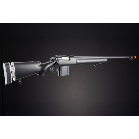 Well Airsoft M24/M28 BOLT Action Rifle w/ Fixed Stock Fluted Barrel