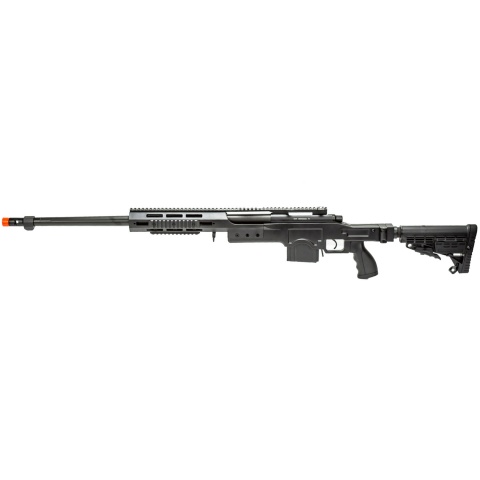 WellFire MB4412B Bolt Action Airsoft Sniper Rifle (Color: Black)
