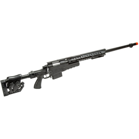 WellFire MB4419-2B Bolt Action Airsoft Sniper Rifle (Color: Black)