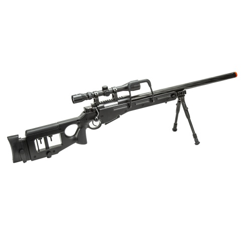 WellFire SV98 Bolt Action Airsoft Sniper Rifle w/ Scope and Bipod (Color: Gray)