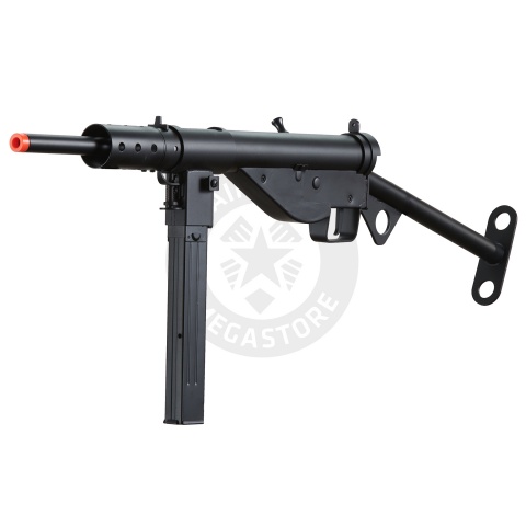 AGM Airsoft MP058 MKII STEN AEG WWII British Full Metal SMG - BLACK