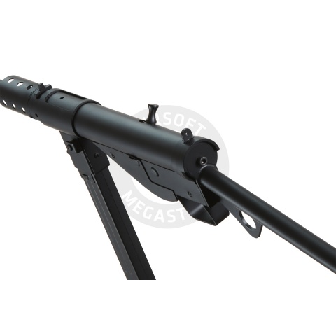 AGM Airsoft MP058 MKII STEN AEG WWII British Full Metal SMG - BLACK