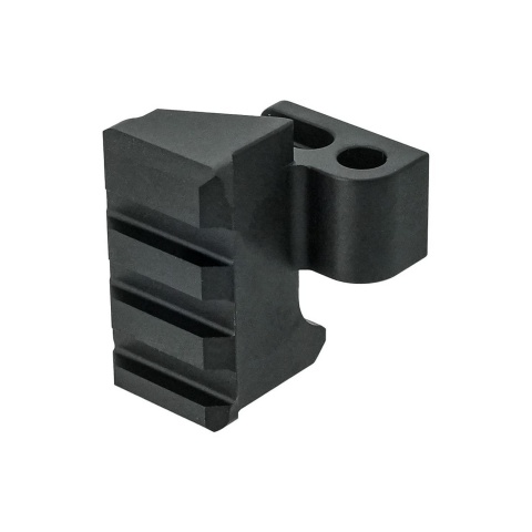 Maruyama CNC Aluminum 1913 20mm Rail Stock Adaptor for MP-IX GBB Series - (Black)