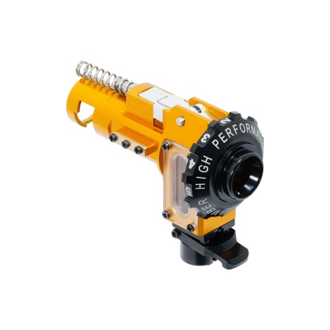 Maxx Model CNC Aluminum Hopup Chamber for Standard M4 AEG - (Orange)