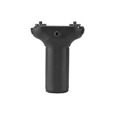 VISM KPM Short Vertical Grip for KeyMod M Lok and Picatinny Mount - (Black)