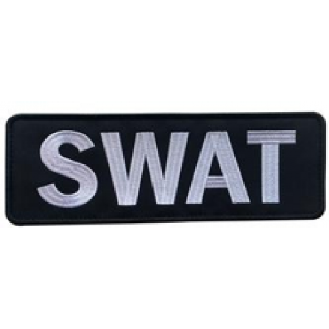 Embroidery SWAT Patch White / Large