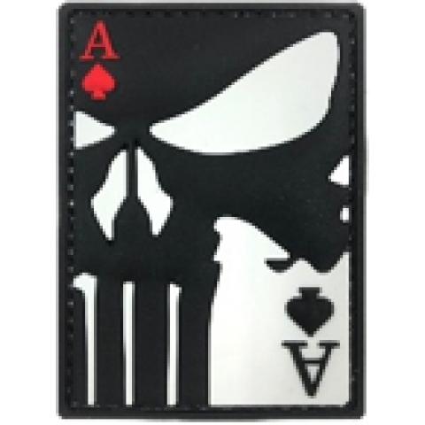 Punisher in Poker Card PVC Patch