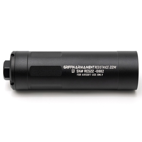 PTS Griffin Armament Resistance22 14mm CCW Direct Thread Mock Suppressor - (Black)