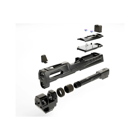 PTS Killer Innovations Velocity V1 Slide and Barrel Conversion Kit for SIG AIR P320 M18 & X Carry GBB Pistols