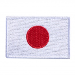 Embroidered Japan Flag Patch