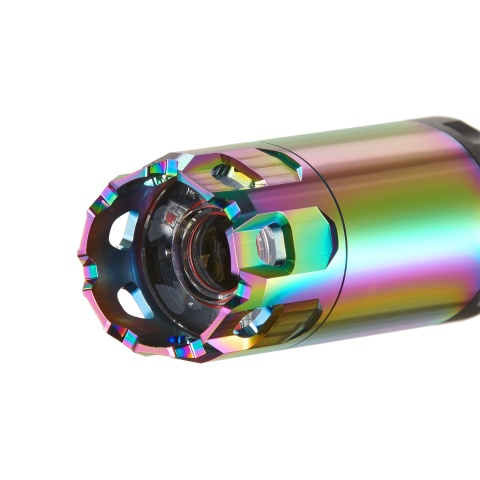 Lancer Tactical x Acetech Special Edition Biforst Tracer Unit with Multi Color RGB Flame Effect (Color: Black & Rainbow)