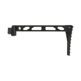 Atlas Custom Works AB-8 Style Stock with Folding Butt Plate Stock for AK Series Airsoft AEG Rifles (Color: Black)